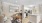 light in kitchen with serving counter
